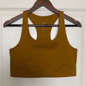 Paloma Sports Bra in Saddle